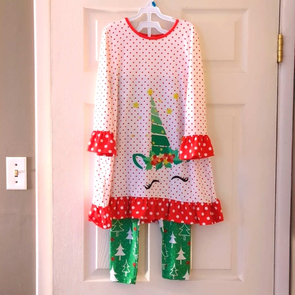 Tunic dress and leggings set